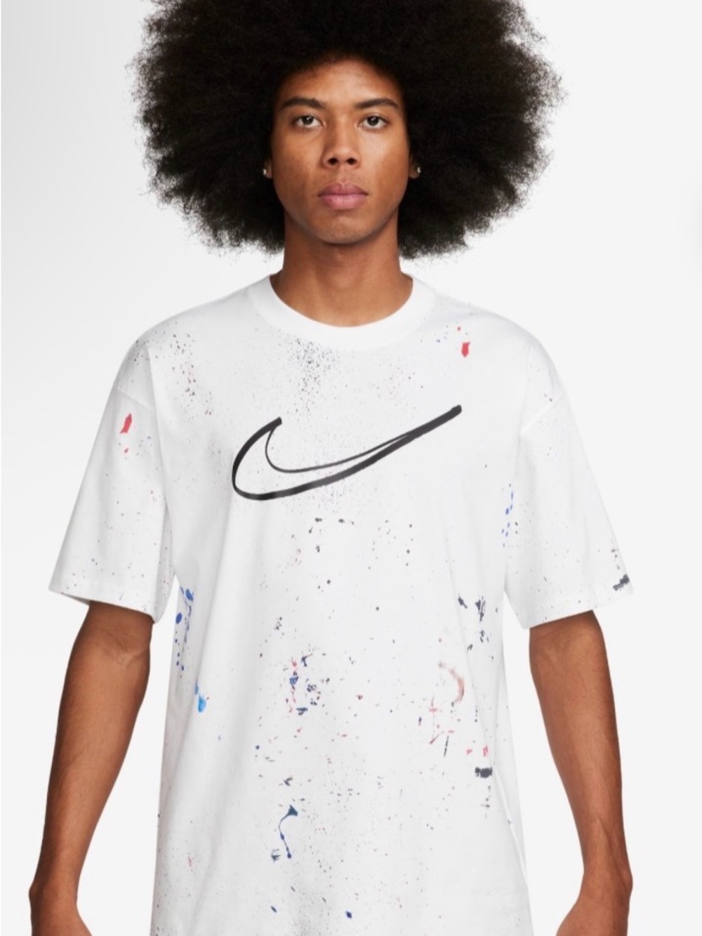 Nike X Futura Breaking Max90 T-Shirt White  Loose Fit T-Shirt HF5564-100 Sz XXL